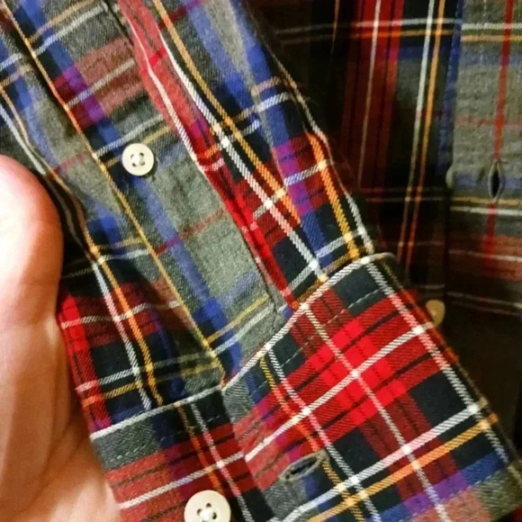 Polo Button Down Plaid - Picture 6 of 7